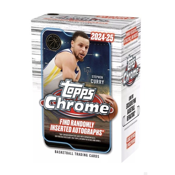 Topps Other - 2024-25 Topps Chrome Basketball Blaster Value Box NBA Sports Card Box New Sealed